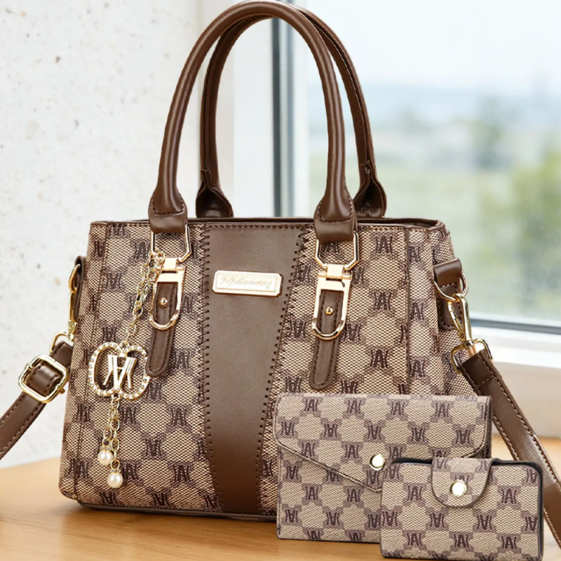 Women'S Bags Handbags - Light luxury high-end letter printed handbag,