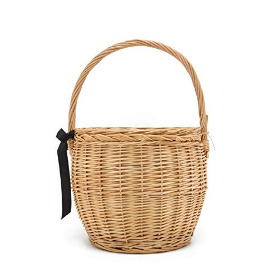 Basket Bag Wicker - Miuco Womens Wicker Basket Bag Handmade