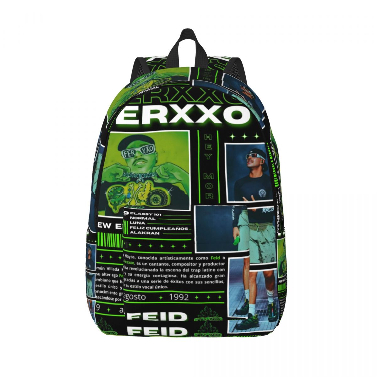 Women'S Bags Ego - Custom Feid Ferxxo Travel Canvas Backpack