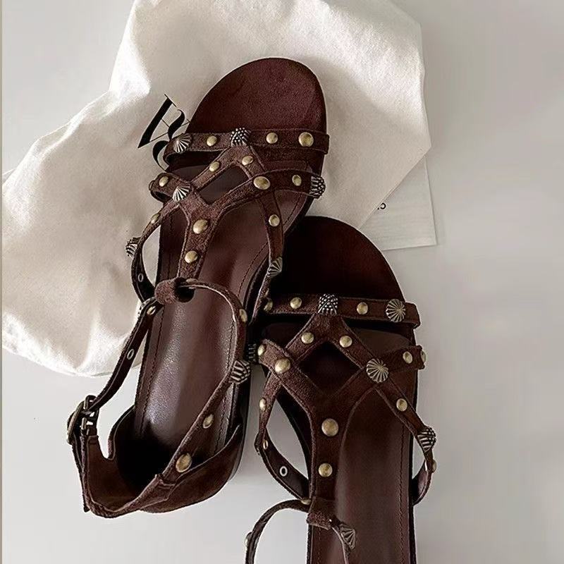 Women Bags And Shoes - Vintage Roman Sandals Women's 2026 Summer