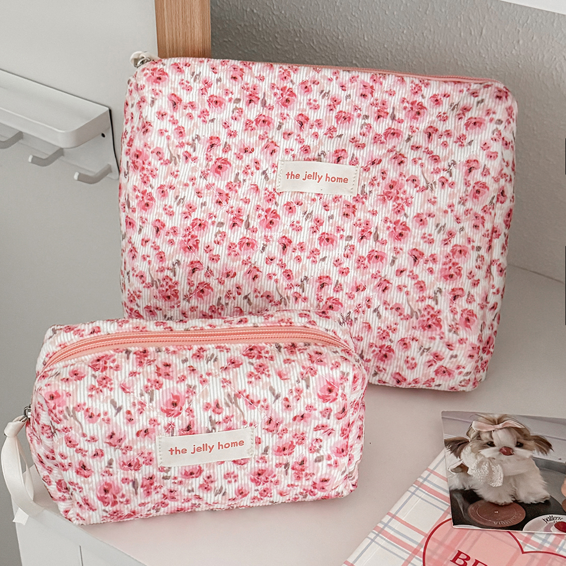 Women'S Bags Handbags - Fashion Pink Flower Women's Clutch Bag