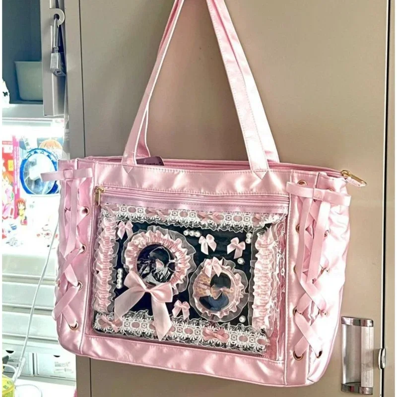 Women'S Japanese Bags - New Y2K Sweet Lolita Pink Ita