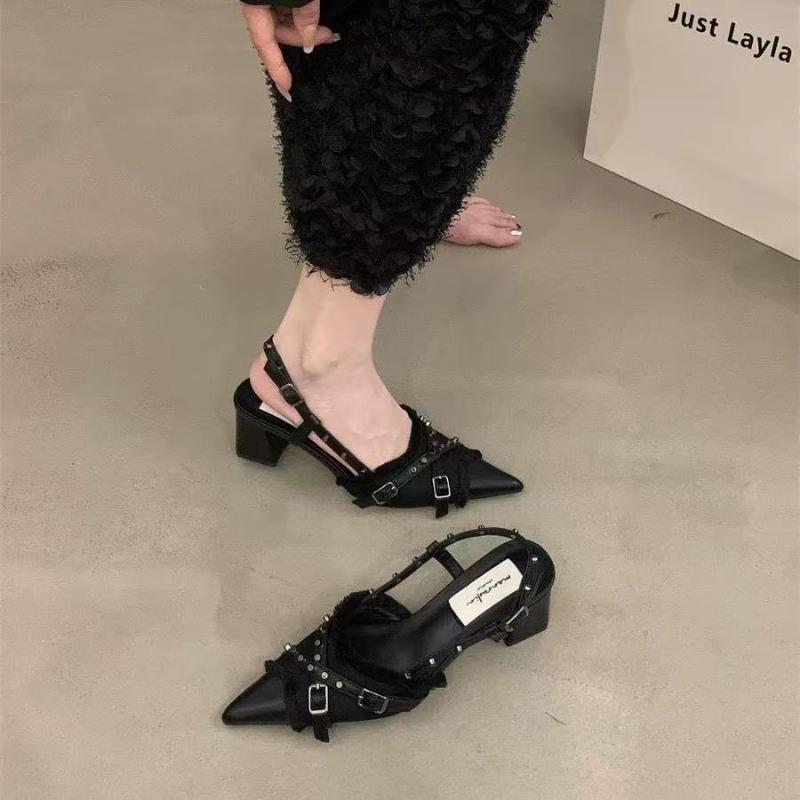 Women High Heel Shoes French B - Women Bags And Shoes บทวิจารณ์และราคา