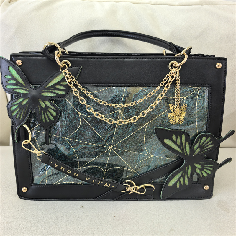Y2K Dark Gothic Style Butterfl - Women'S Japanese Bags บทวิจารณ์และราคา
