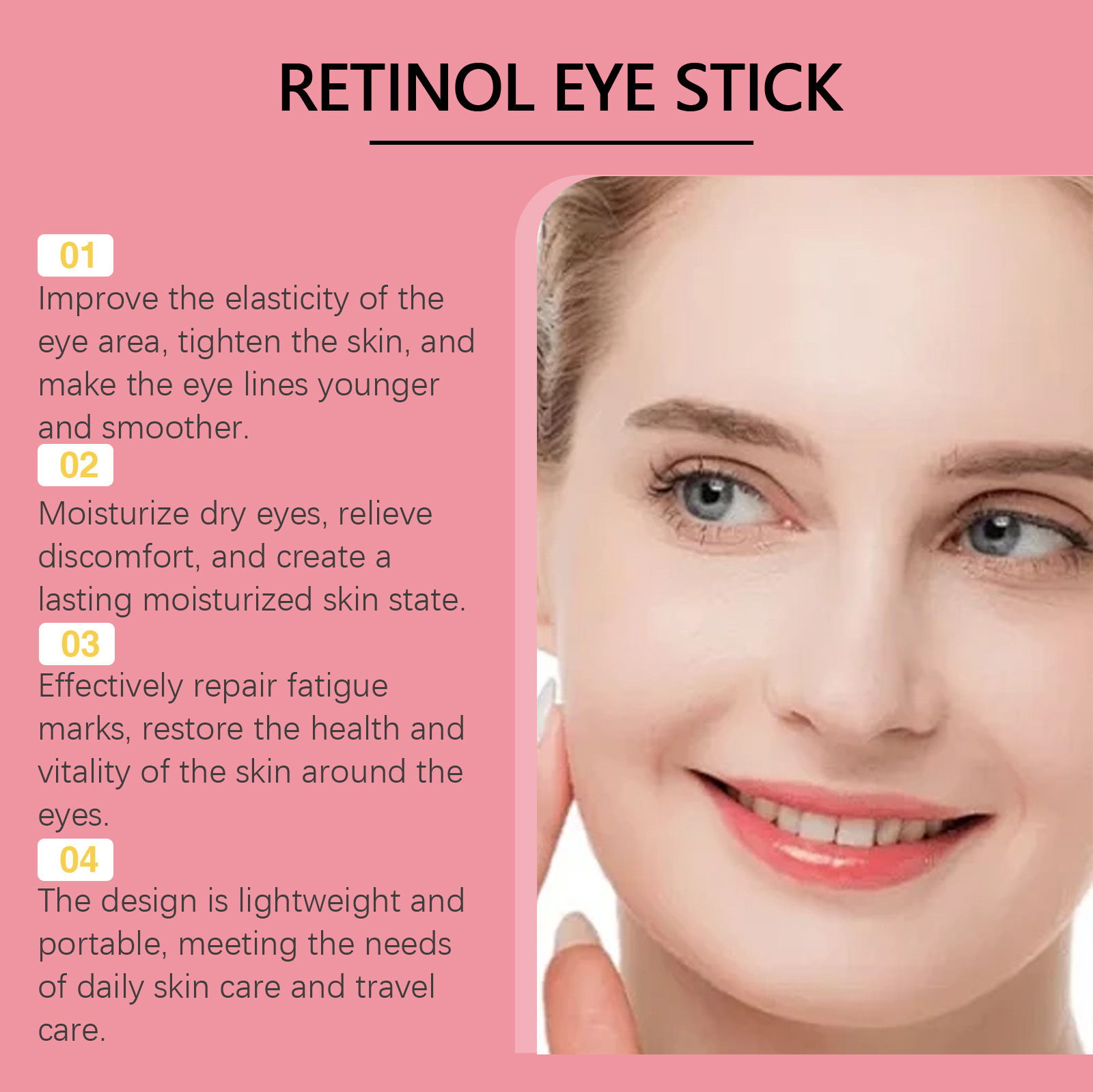 Retinol Eye Stick With Collage - Women Bags Under Eyes บทวิจารณ์และราคา
