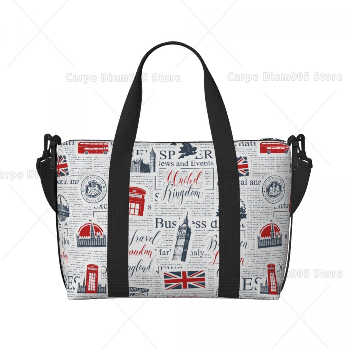 Vintage UK London Newspaper Tr - Women Bags Uk บทวิจารณ์และราคา