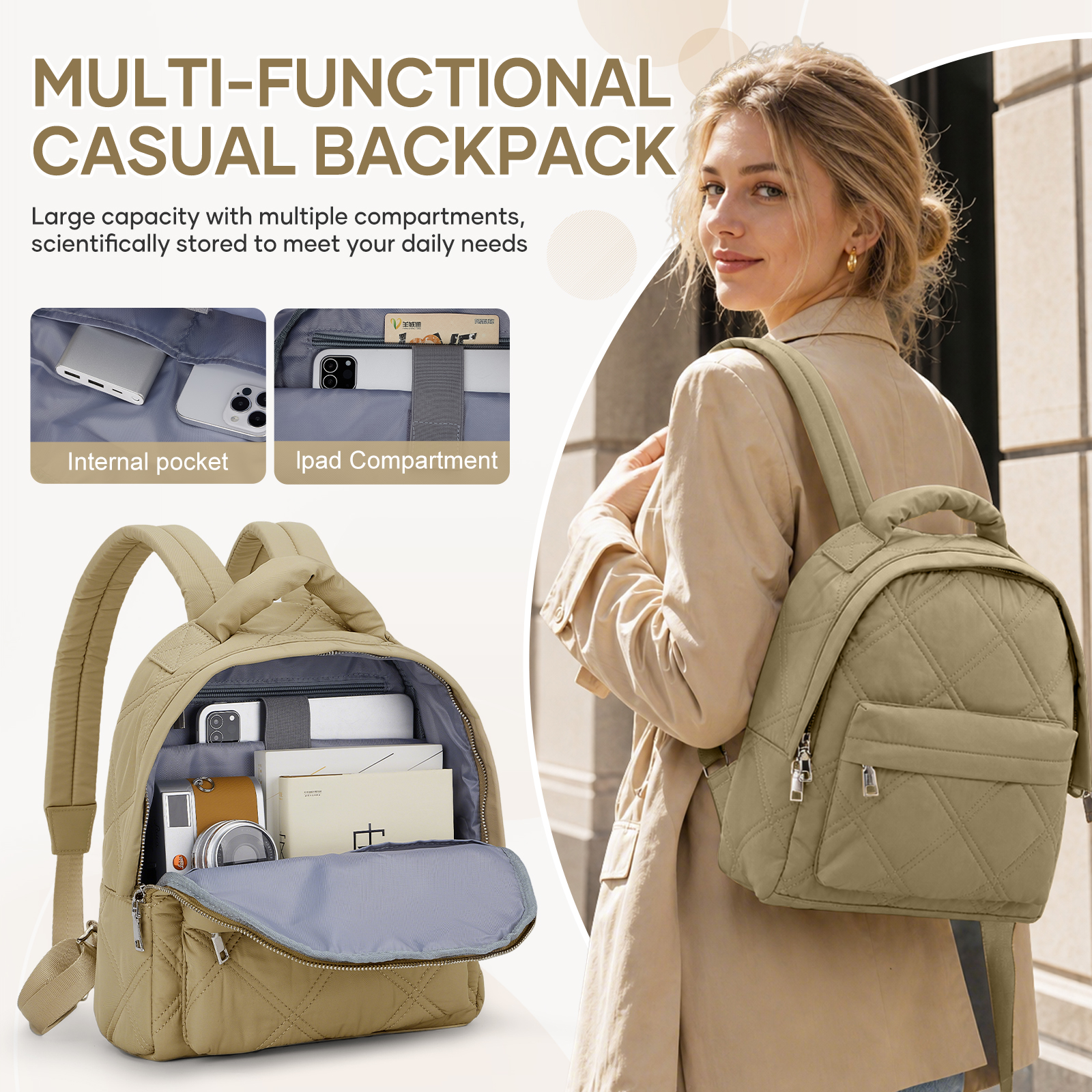 Women's Backpack Fashion Backp - Women'S Bags For Work บทวิจารณ์และราคา