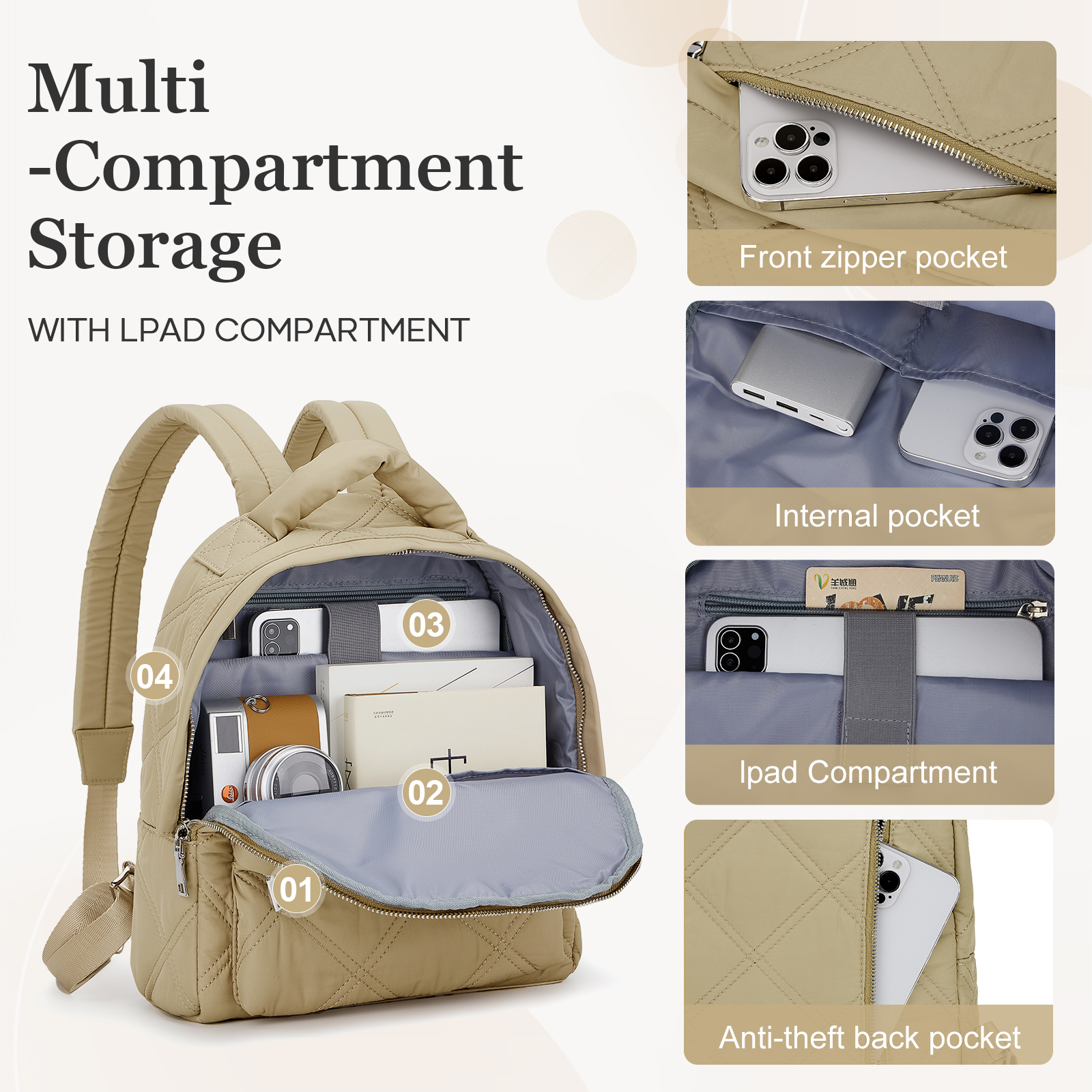 Women's Backpack Fashion Backp - Women'S Bags For Work บทวิจารณ์และราคา