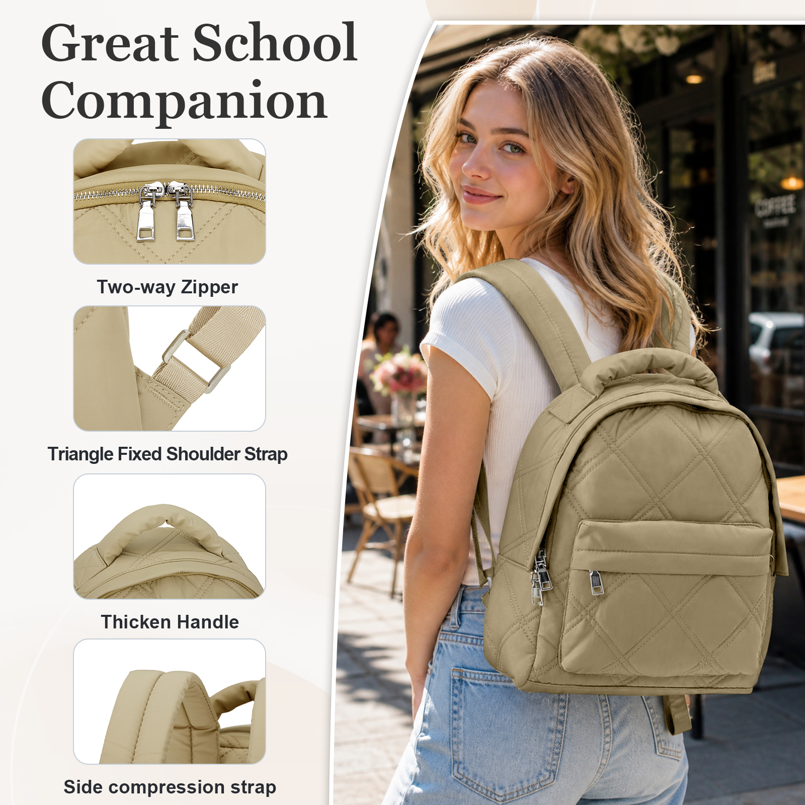 Women's Backpack Fashion Backp - Women'S Bags For Work บทวิจารณ์และราคา