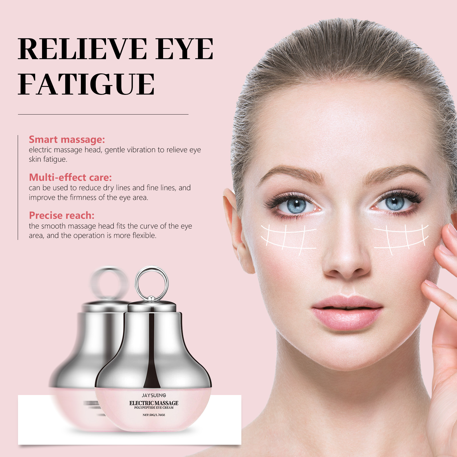 Electric Massage Eye Cream Fir - Women Bags Under Eyes บทวิจารณ์และราคา