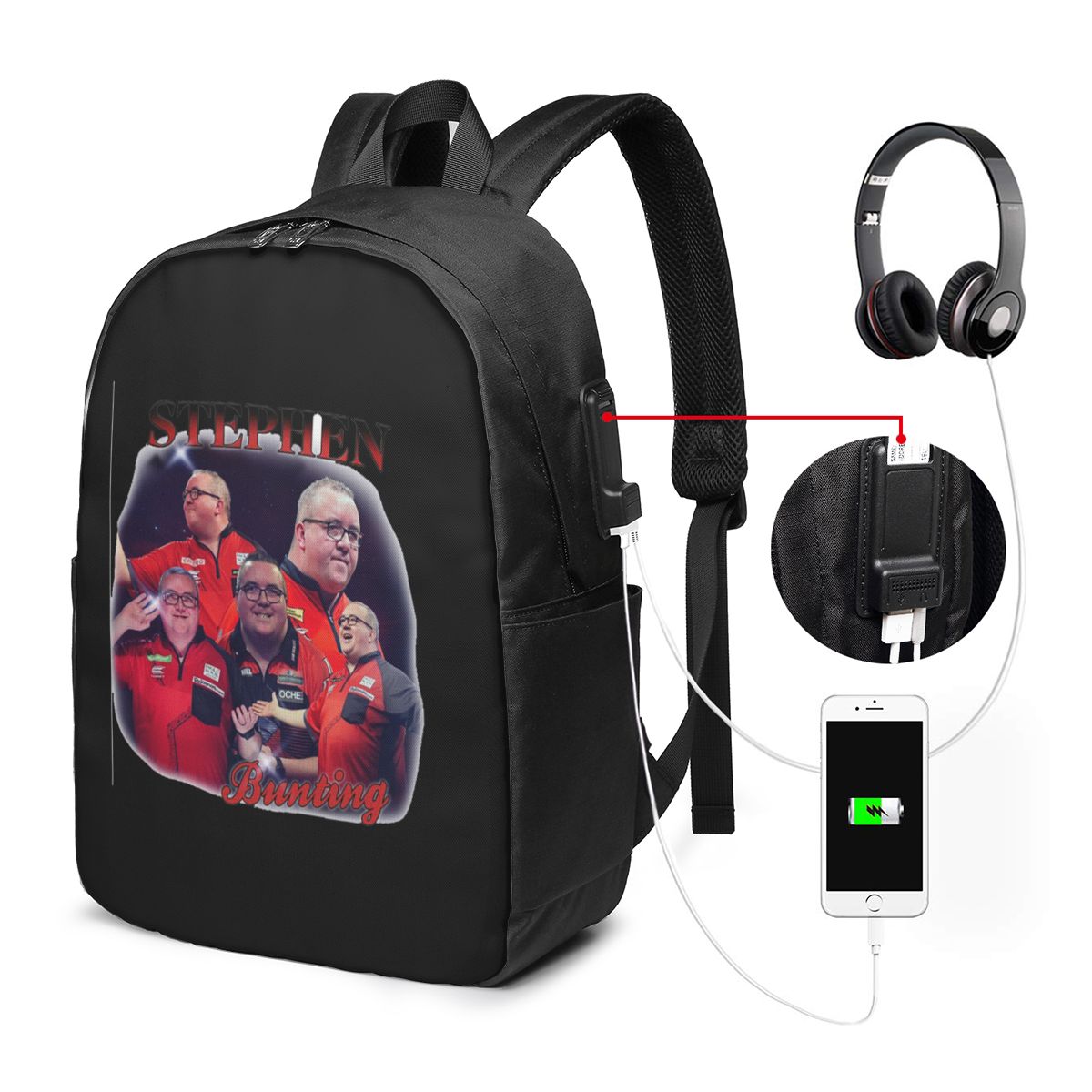 Stephen Bunting Bootleg Backpa - Women Bags College บทวิจารณ์และราคา