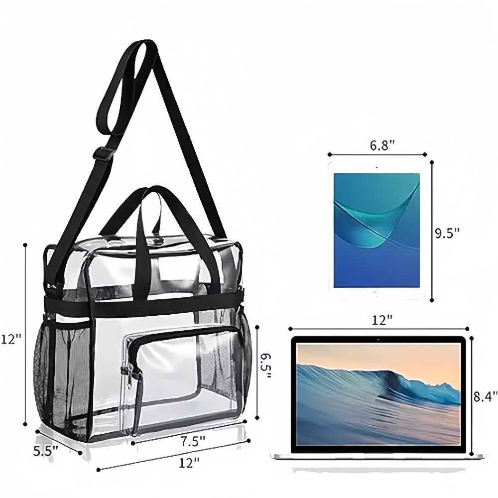 Clear Tote Bag Heavy Duty Plas - Women'S Bags For Work บทวิจารณ์และราคา
