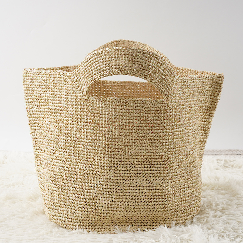2026 Handcrafted Luxury Raffia - Basket Bag Wicker บทวิจารณ์และราคา
