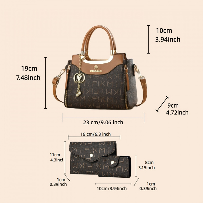 3-piece set of light luxury hi - Women'S Bags Handbags บทวิจารณ์และราคา