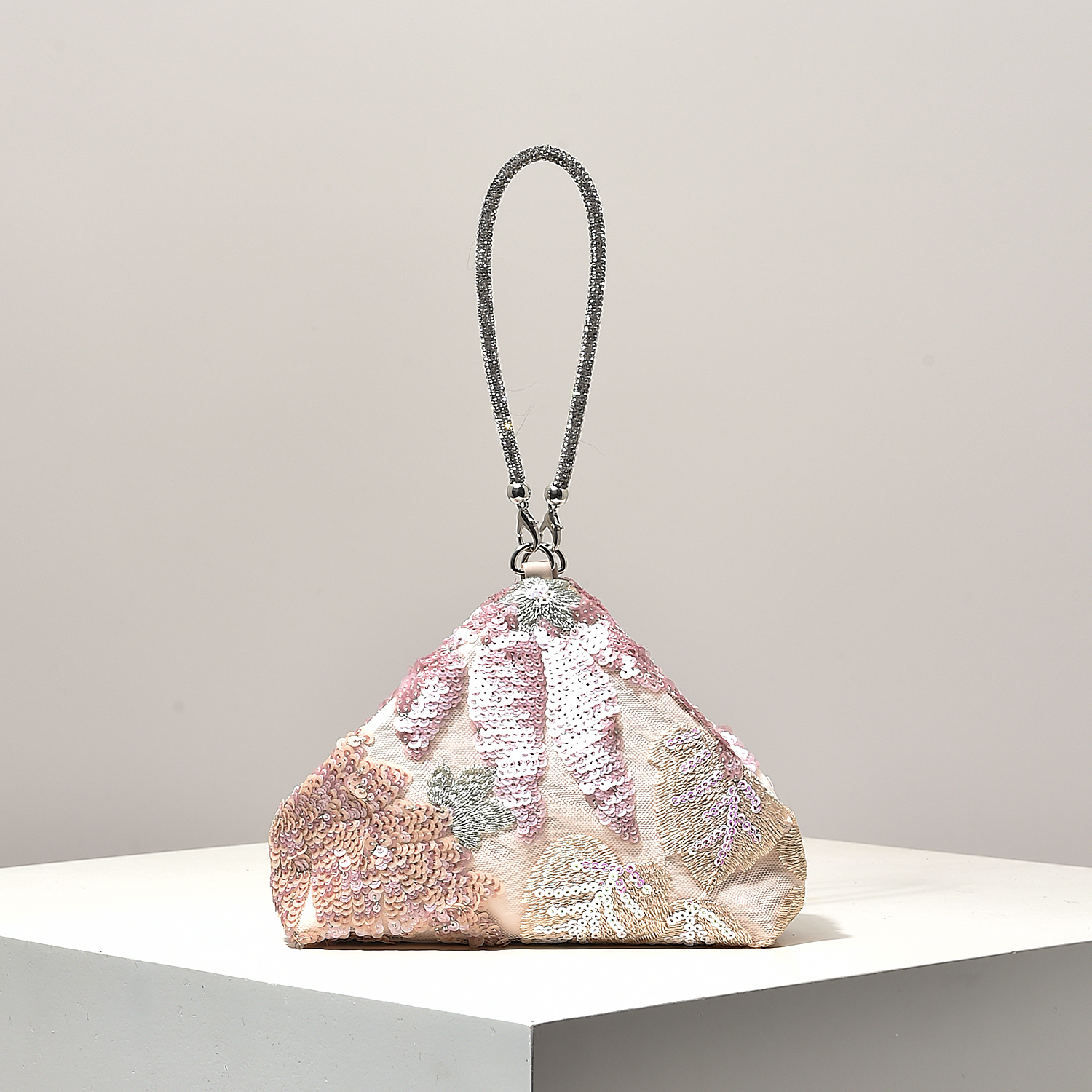 Mini Purse,Sequin Bag,Floral P - Evening Bag Beaded บทวิจารณ์และราคา