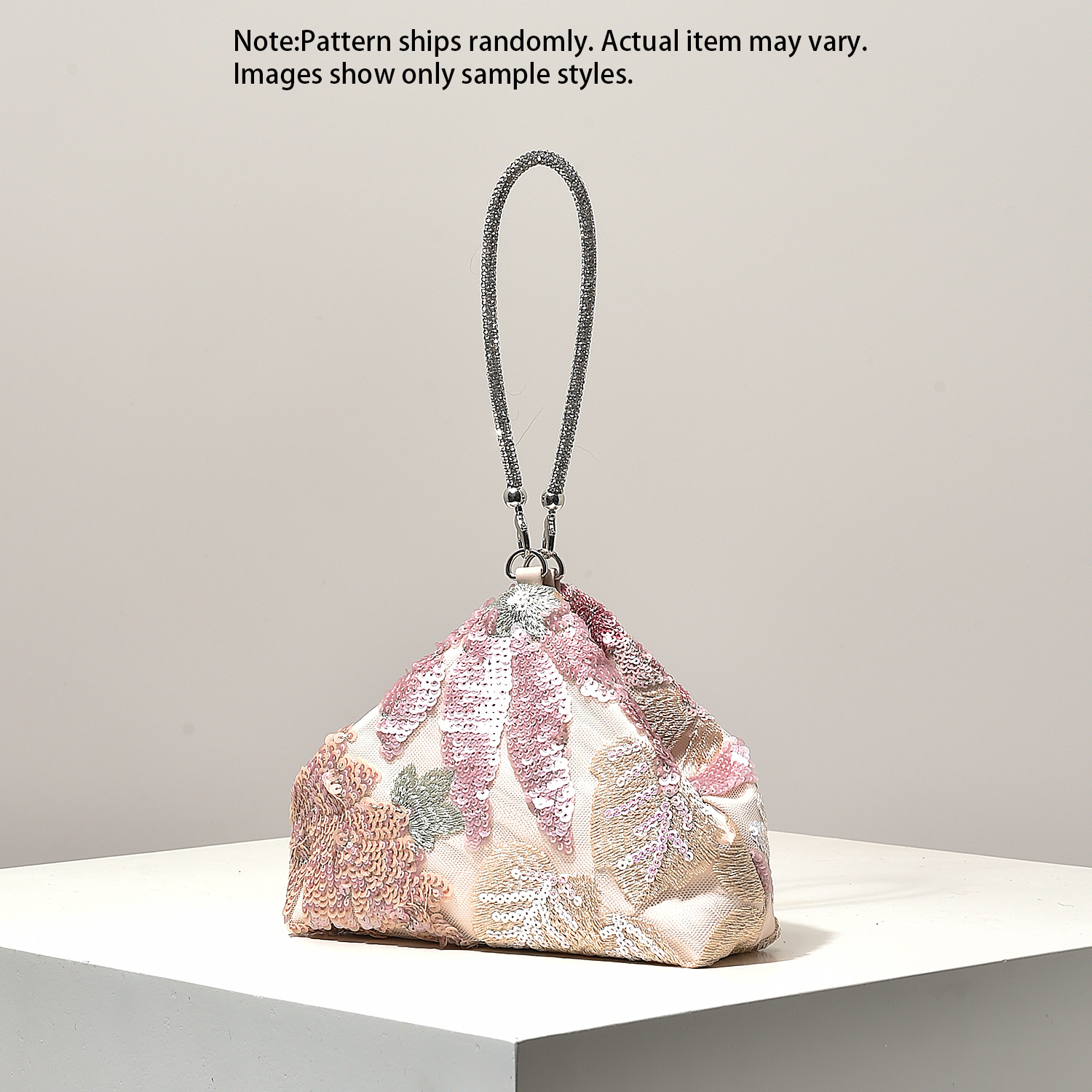 Mini Purse,Sequin Bag,Floral P - Evening Bag Beaded บทวิจารณ์และราคา