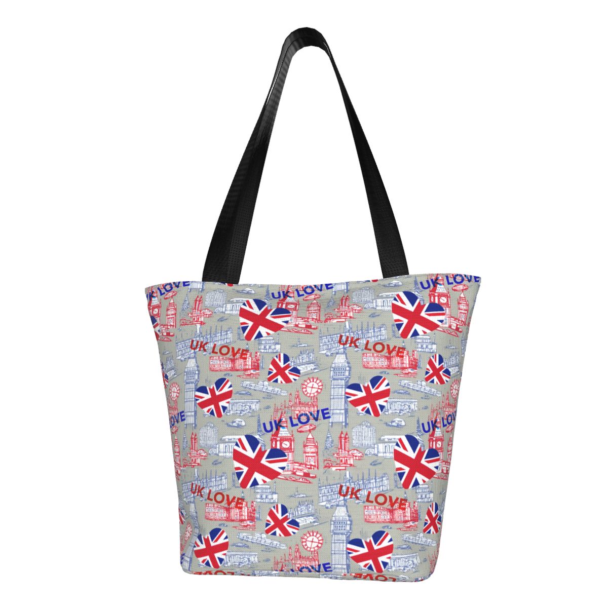 Custom Flag Of The UK Love Gro - Women Bags Uk บทวิจารณ์และราคา