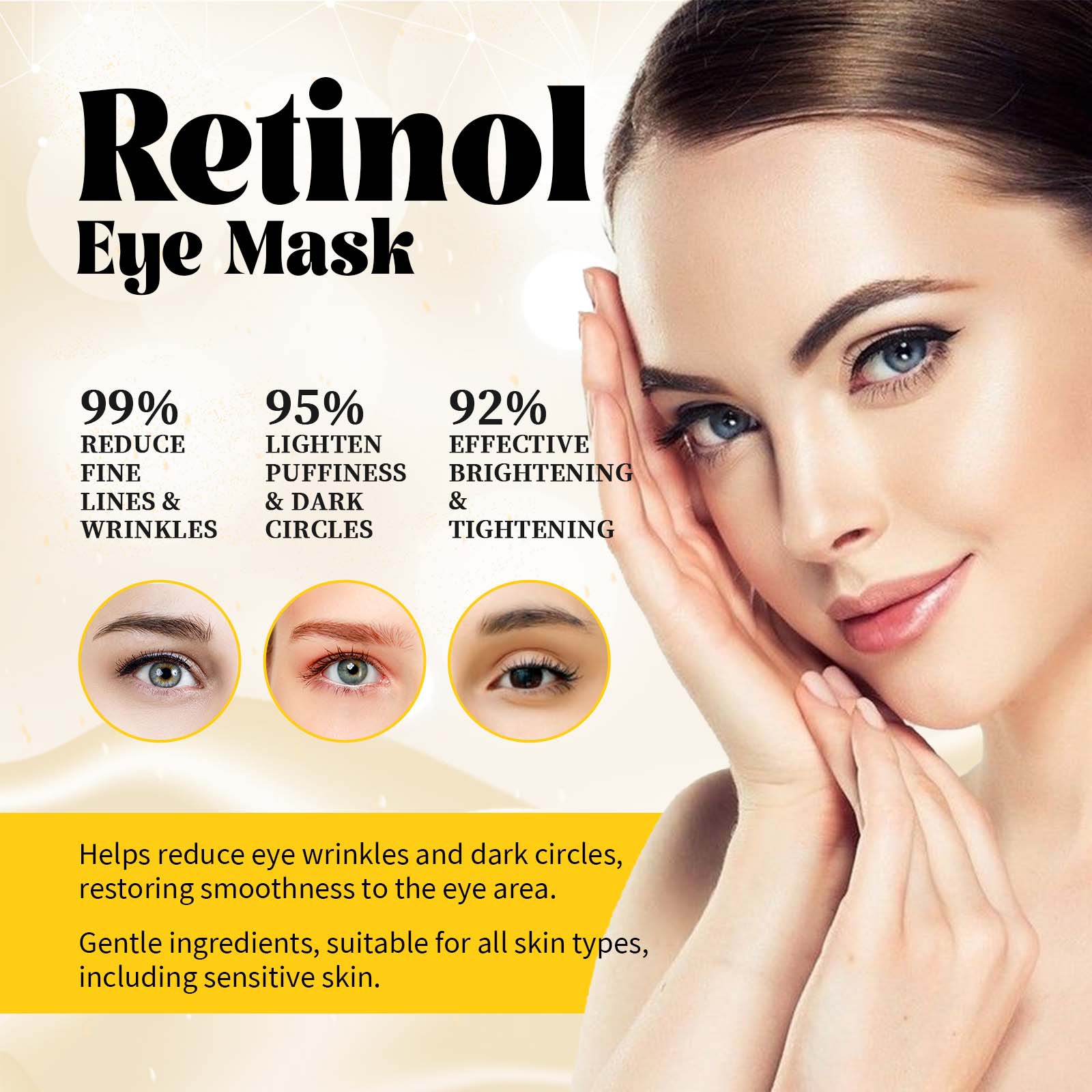 Hydrating Eye Mask Anti Dark C - Women Bags Under Eyes บทวิจารณ์และราคา