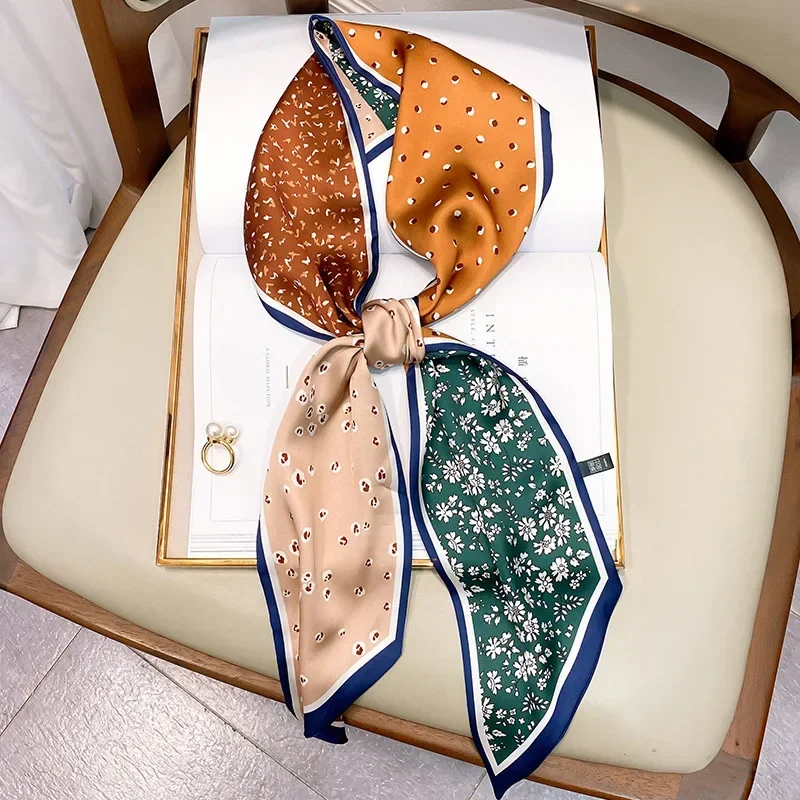 Design Print Skinny Scarf Plai - Women Bags Online บทวิจารณ์และราคา