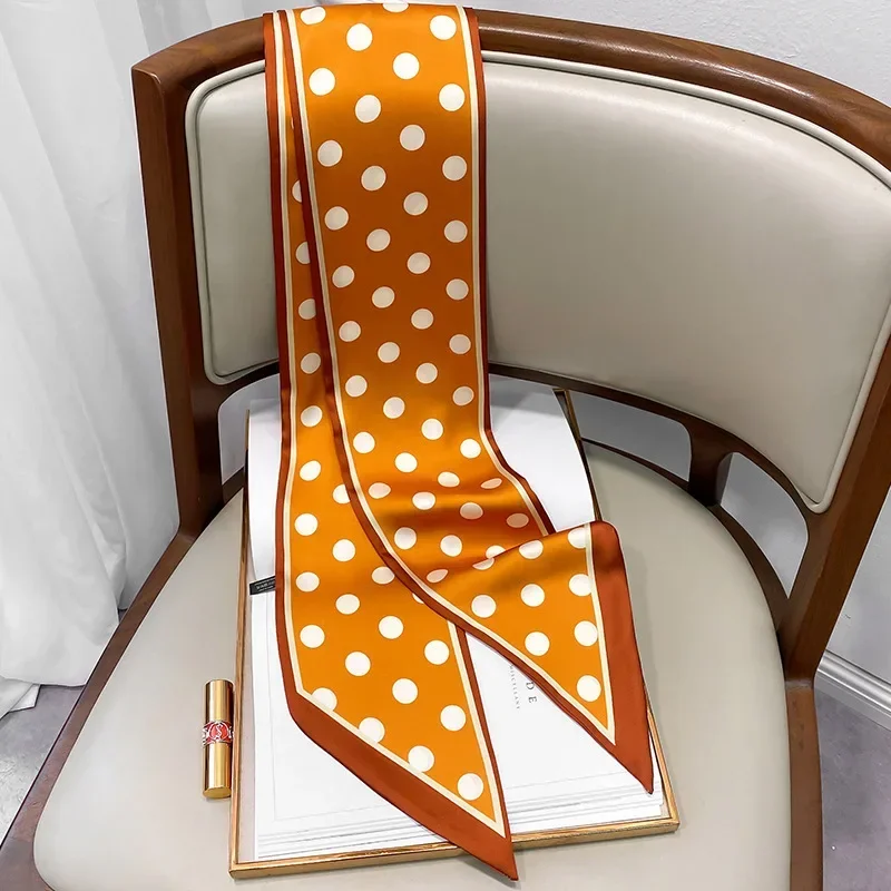 Design Print Skinny Scarf Plai - Women Bags Online บทวิจารณ์และราคา