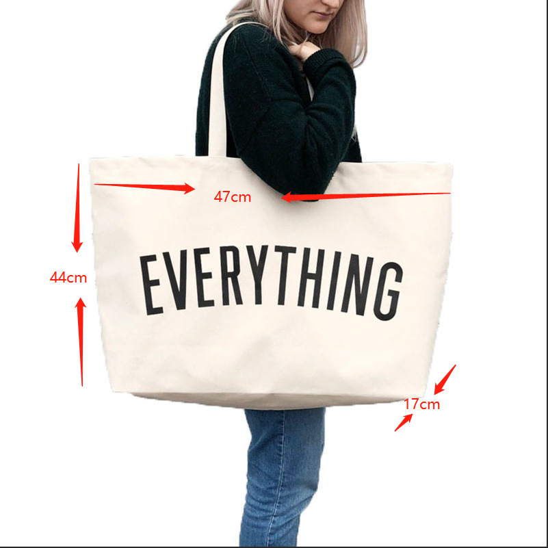 Large Capacity Canvas Tote Bag - Women Bags Wholesale บทวิจารณ์และราคา