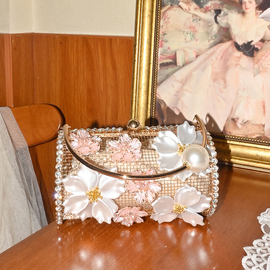 2025 Metallic Diamond Evening  - Evening Bag Beaded บทวิจารณ์และราคา