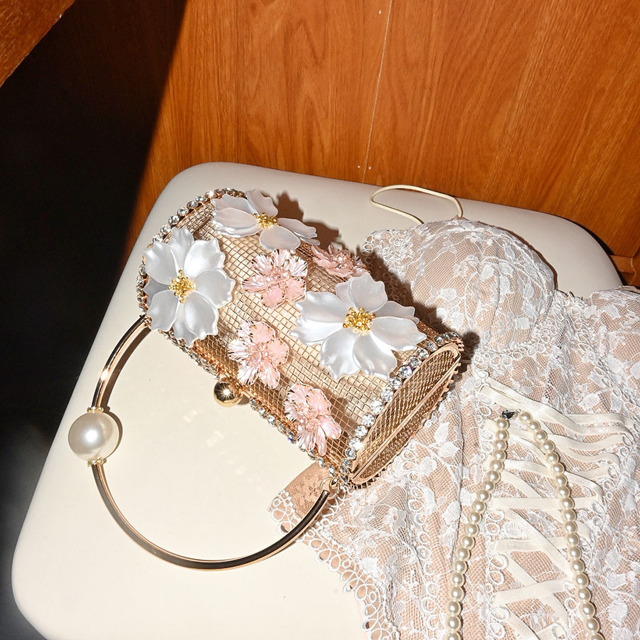 2025 Metallic Diamond Evening  - Evening Bag Beaded บทวิจารณ์และราคา