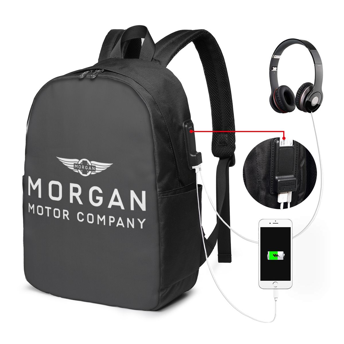 Morgan Motor Car Company Backp - Women Bags College บทวิจารณ์และราคา