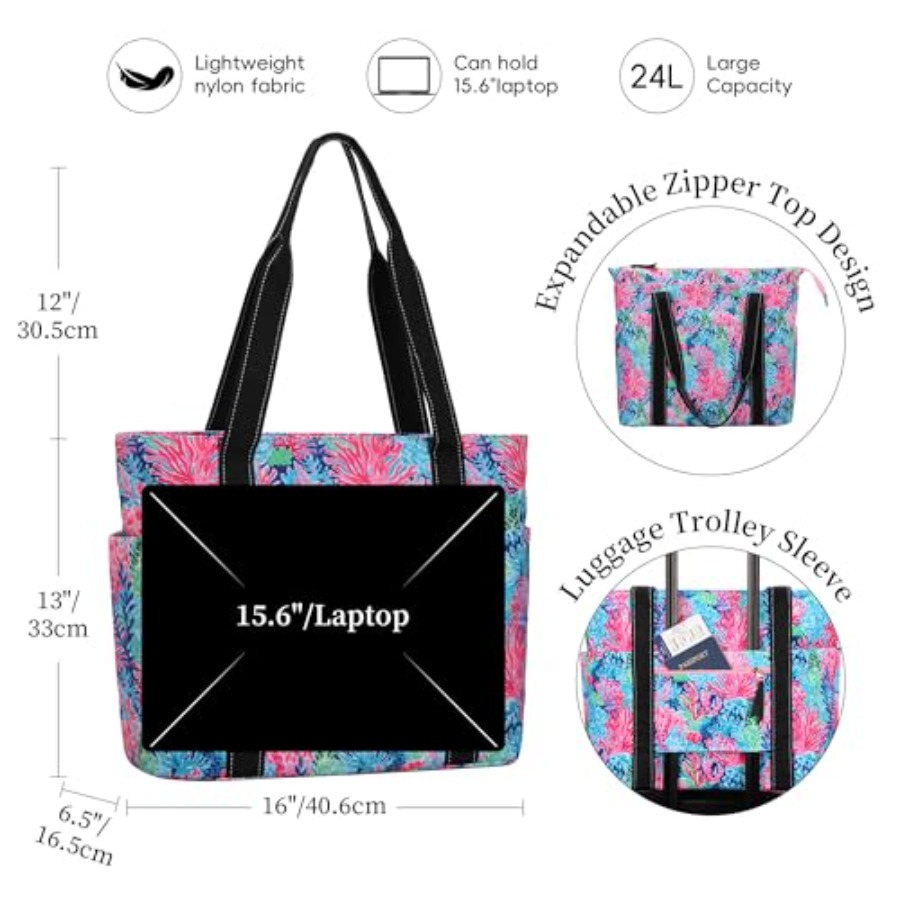 Tote Bag for Women with Laptop - Women'S Bags For Work บทวิจารณ์และราคา