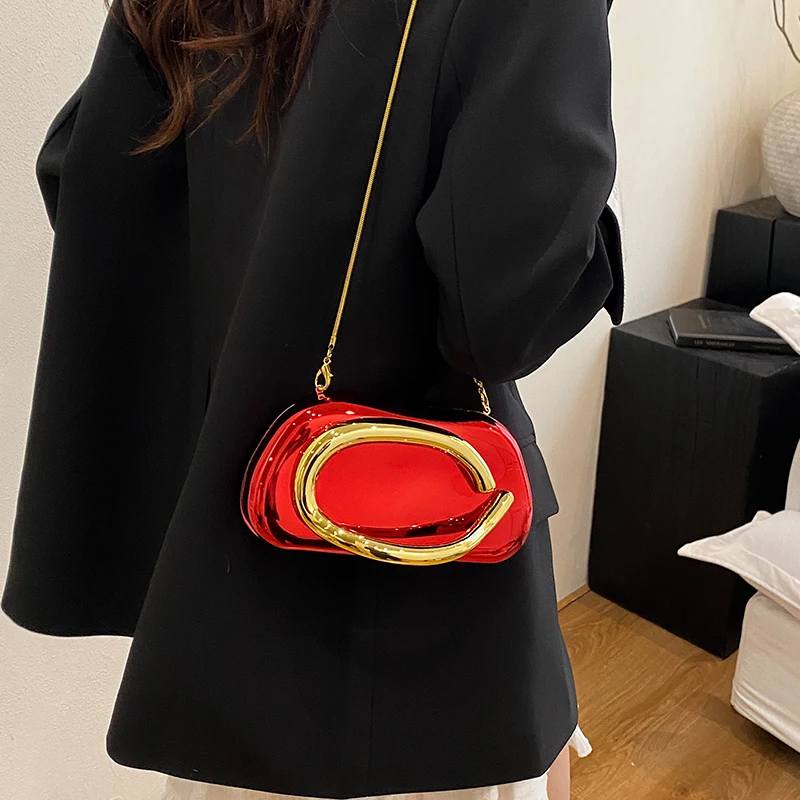 Gold Closure Box Clutch Bag wo - Women Bags 2026 Trends บทวิจารณ์และราคา