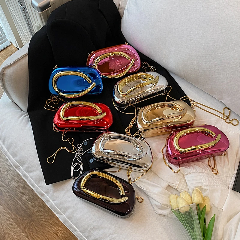 Gold Closure Box Clutch Bag wo - Women Bags 2026 Trends บทวิจารณ์และราคา