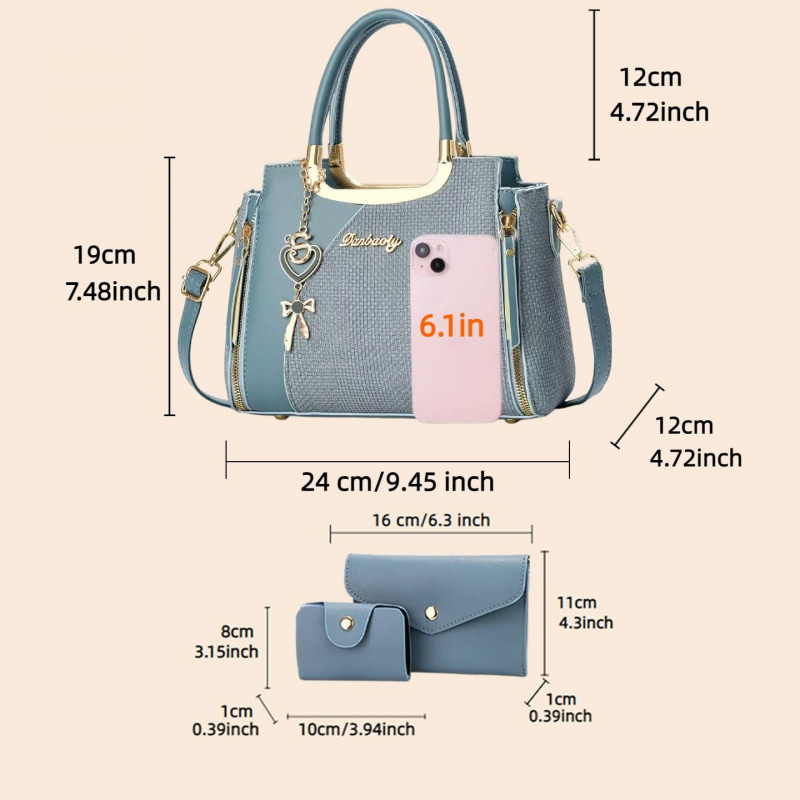 Elegant Women's Handbag Set, M - Women'S Bags Handbags บทวิจารณ์และราคา