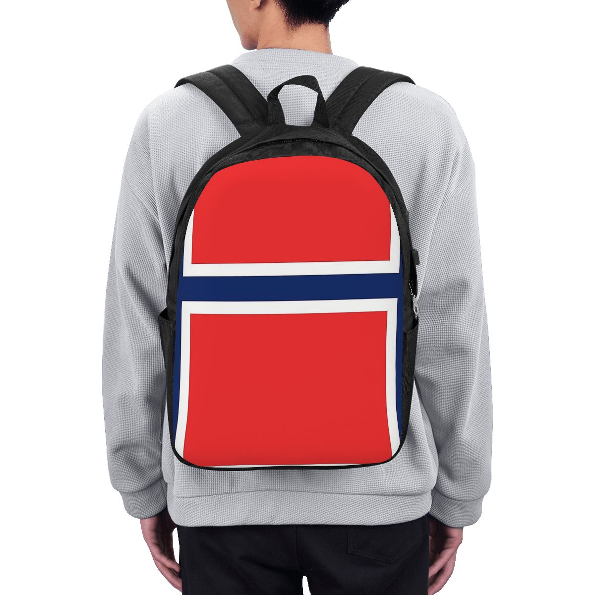 Norway Flag Backpack Travel No - Women Bags College บทวิจารณ์และราคา
