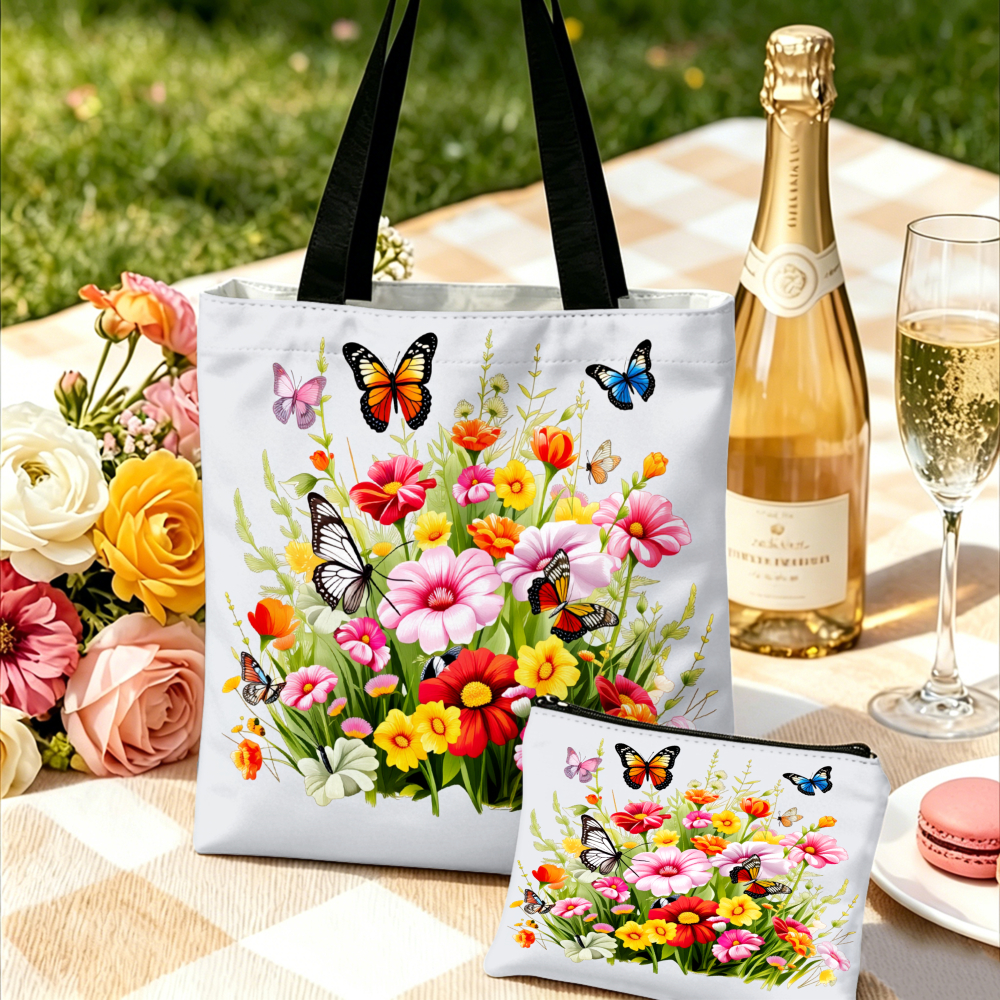 Floral Print Handbag Butterfli - Women'S Bags Handbags บทวิจารณ์และราคา