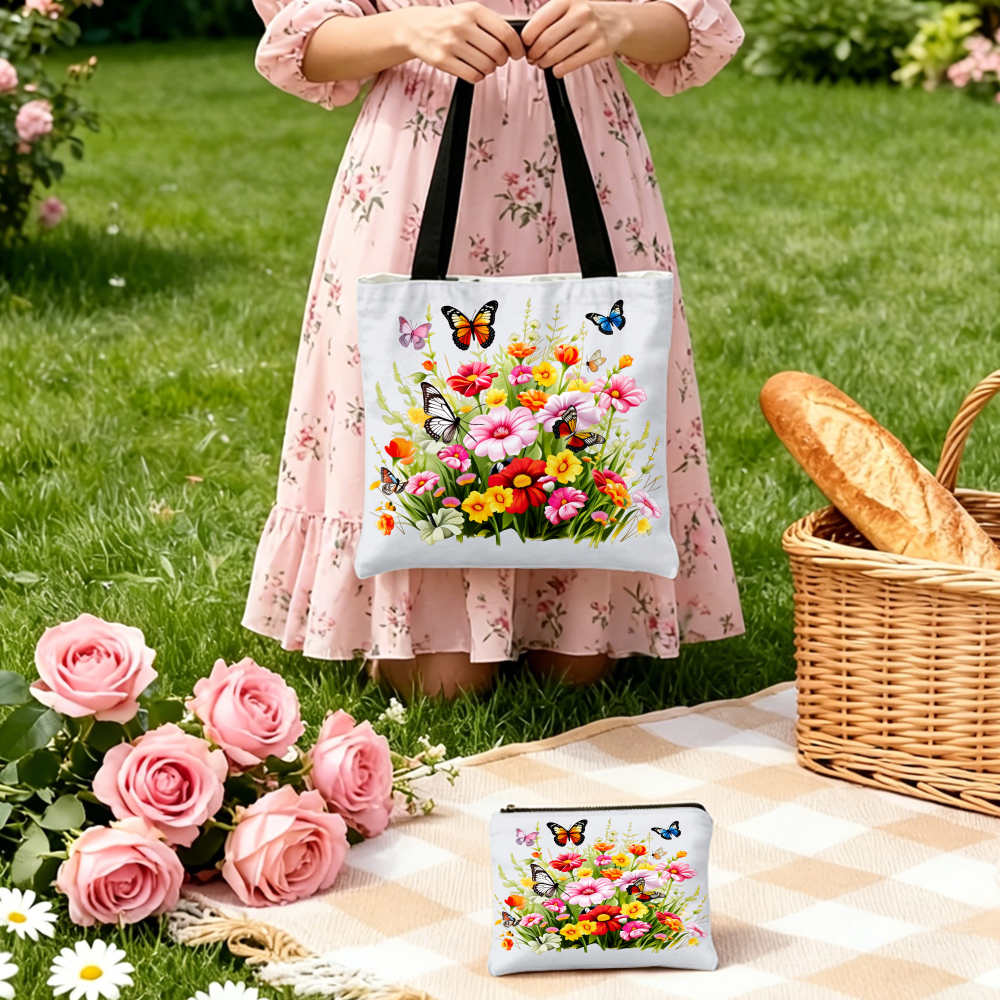 Floral Print Handbag Butterfli - Women'S Bags Handbags บทวิจารณ์และราคา