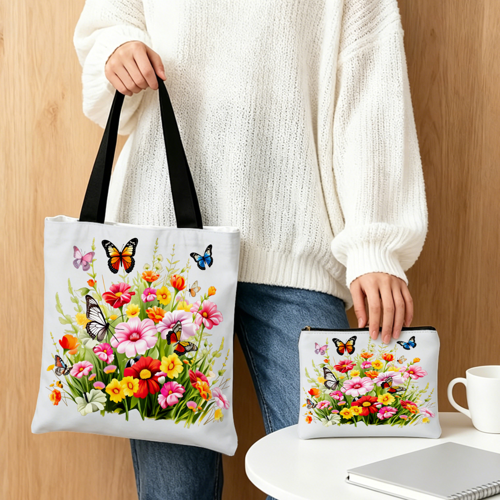 Floral Print Handbag Butterfli - Women'S Bags Handbags บทวิจารณ์และราคา