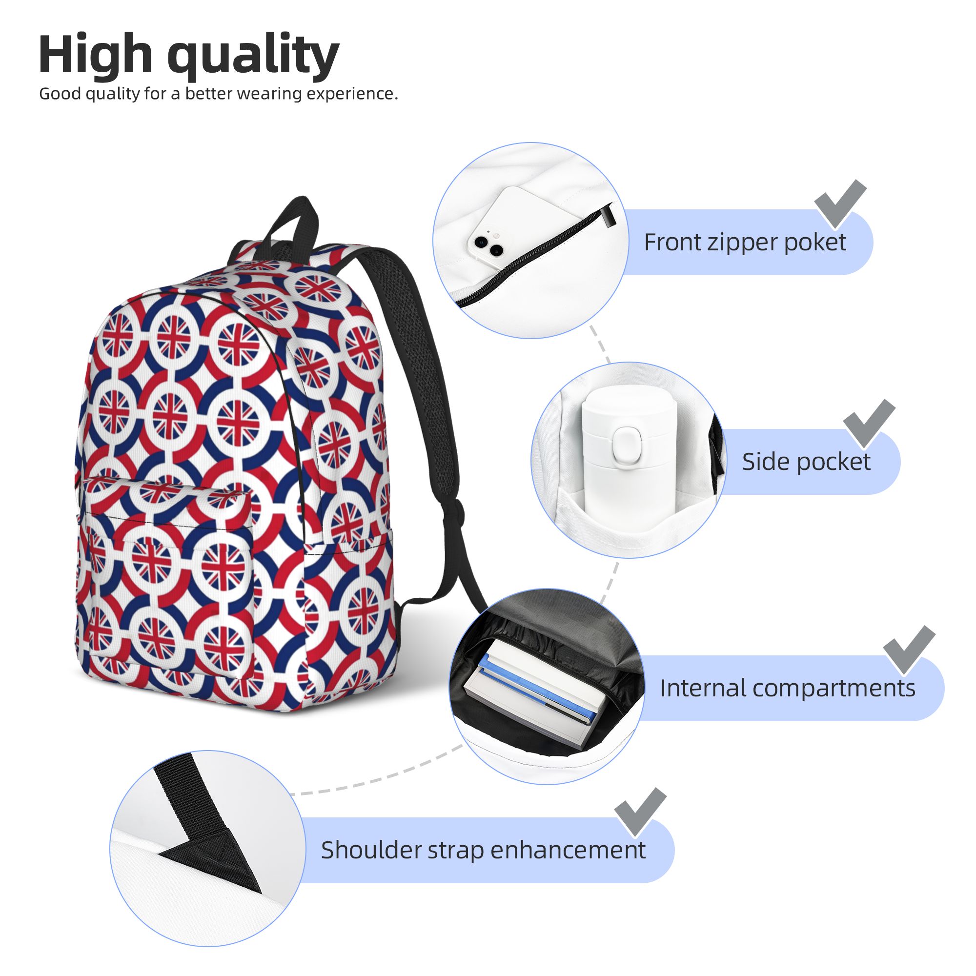 Union Jack Flag Of The UK Cool - Women Bags Uk บทวิจารณ์และราคา