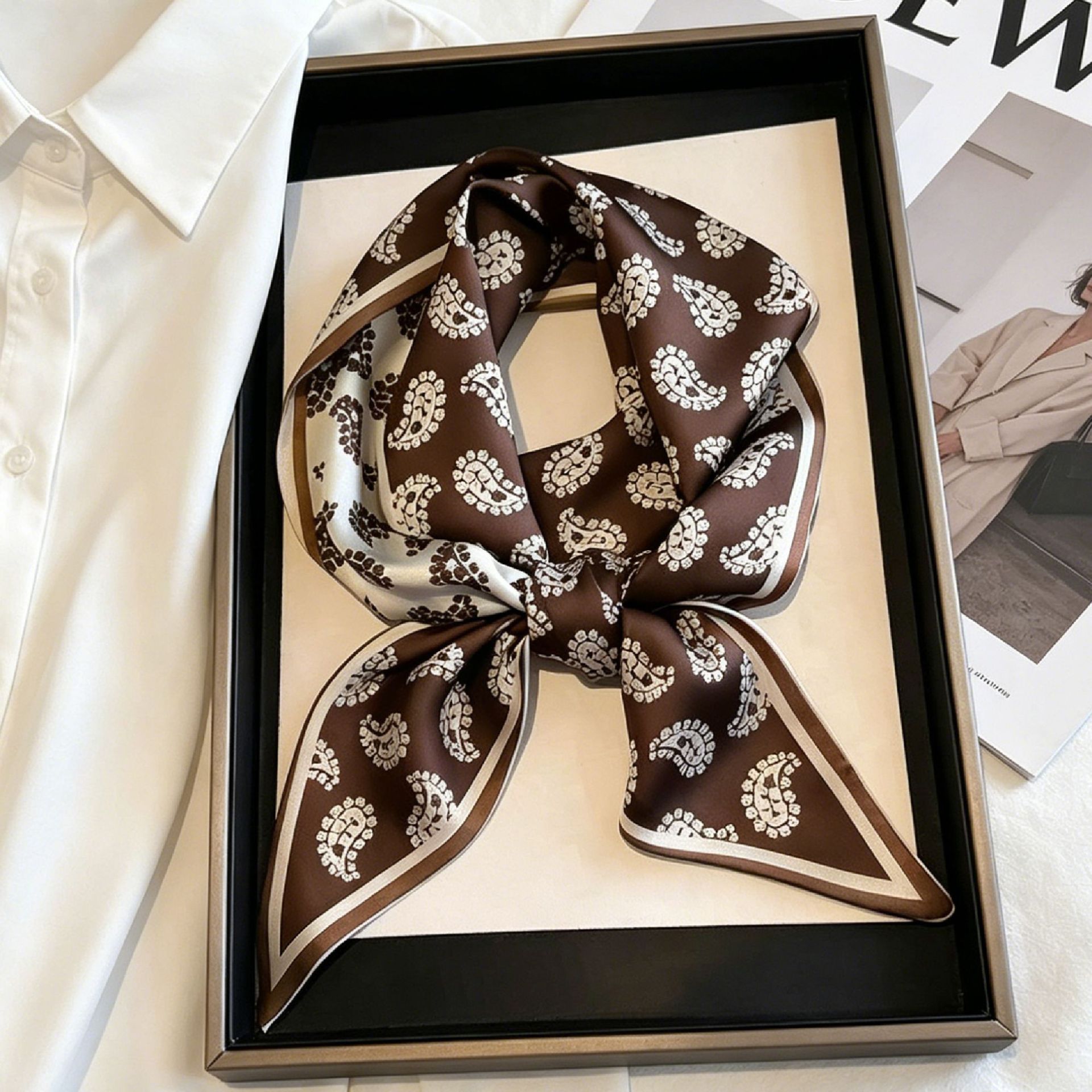 Luxury Long Neckerchief Skinny - Women Bags Online บทวิจารณ์และราคา