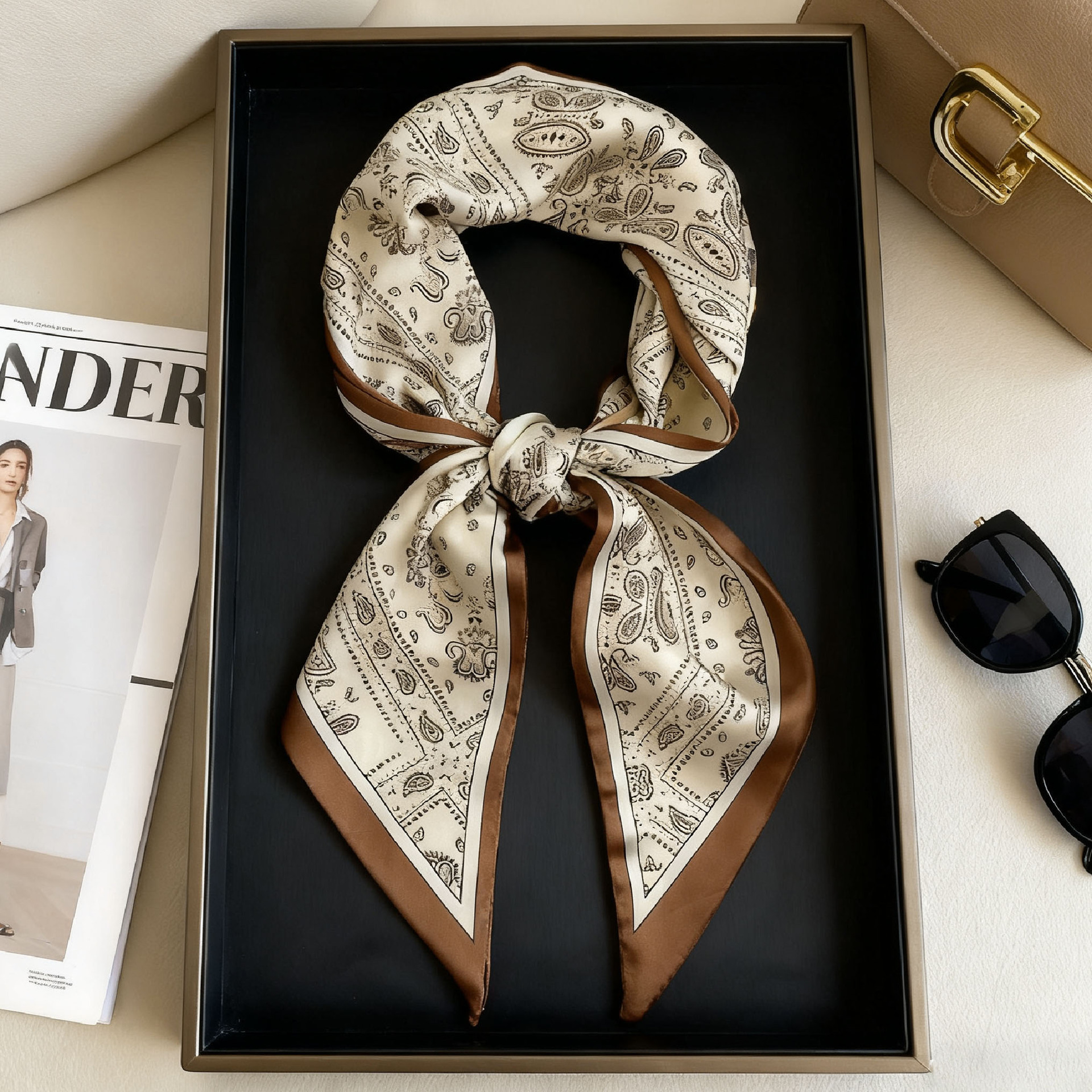 Luxury Long Neckerchief Skinny - Women Bags Online บทวิจารณ์และราคา