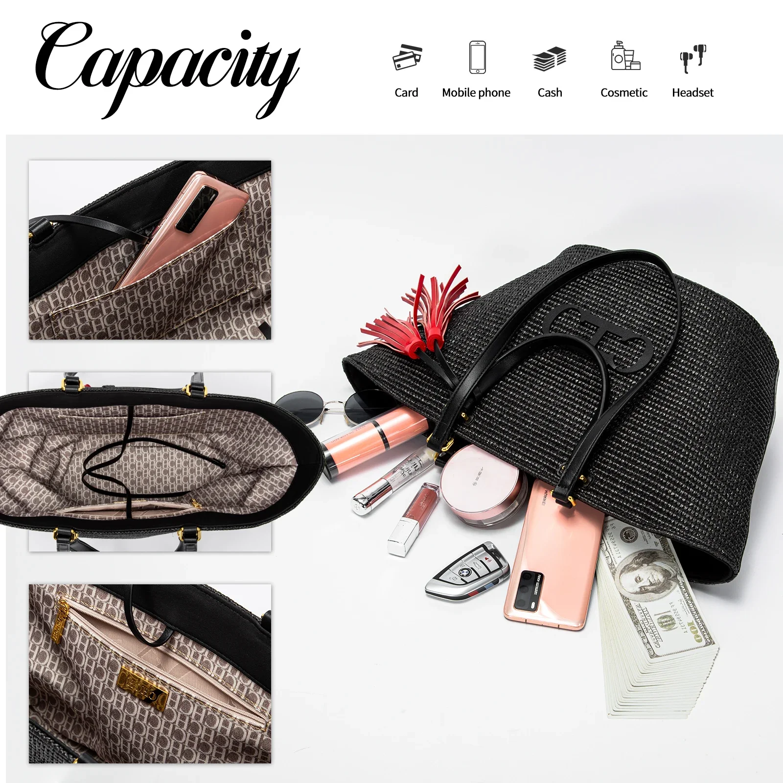 CH Premium Feeling Travel Tote - Women Bags Premium Brands บทวิจารณ์และราคา