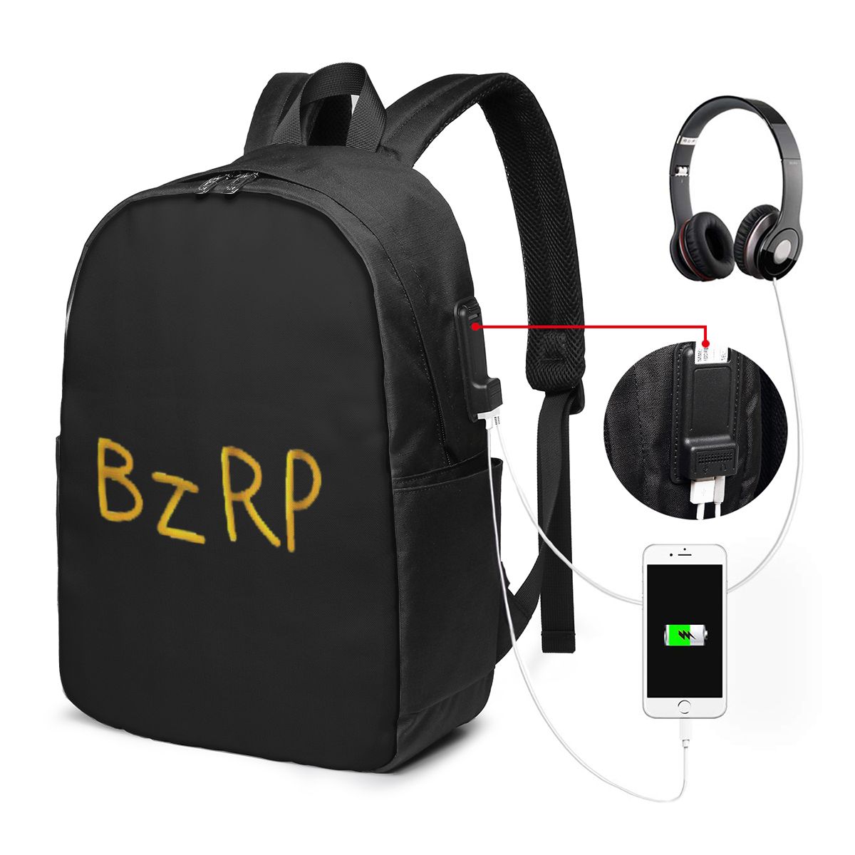 Bizarrap Cap (BZRP) Backpack T - Women Bags College บทวิจารณ์และราคา