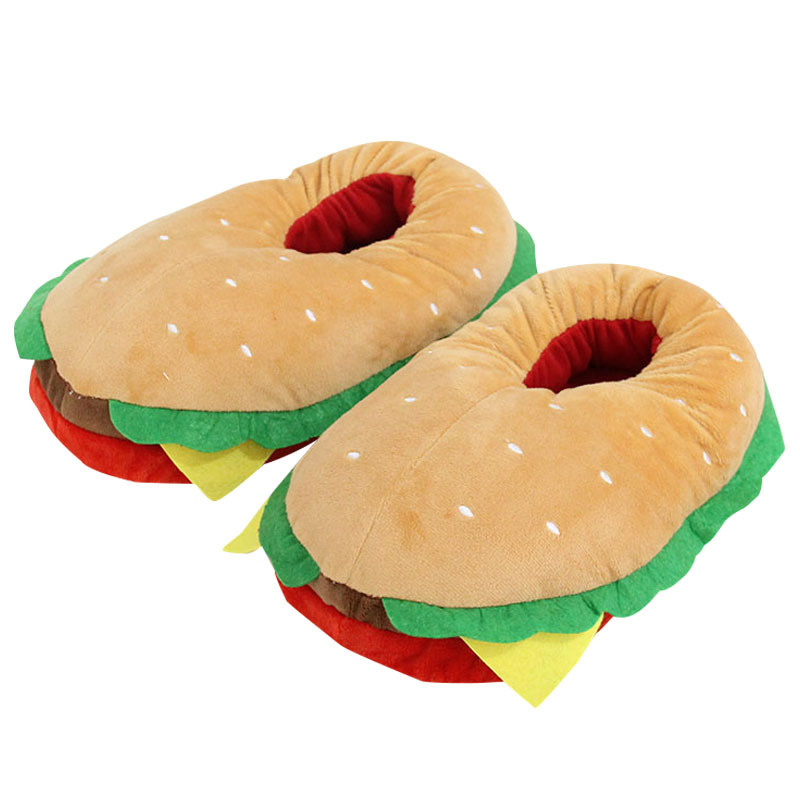 New Cartoon Hamburger Plush Sl - Women Bags And Shoes บทวิจารณ์และราคา