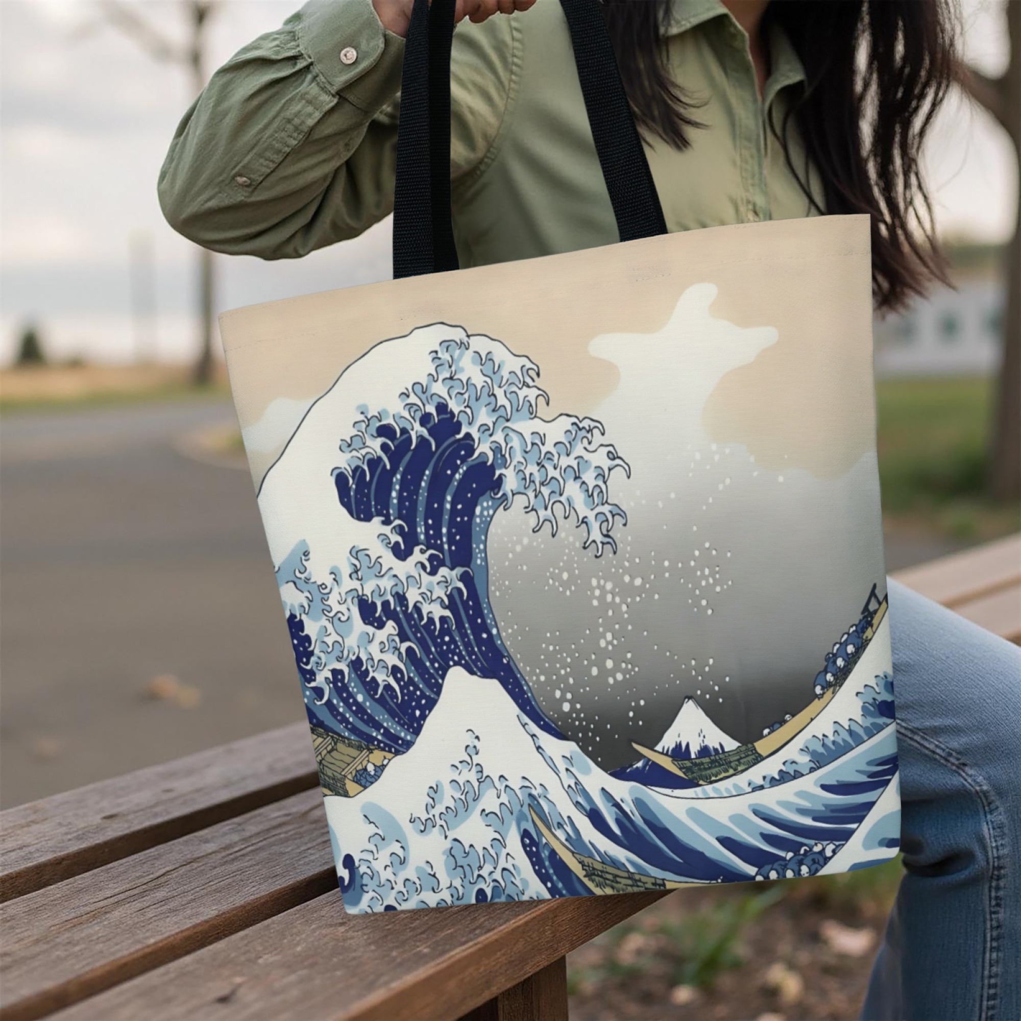 Japanese Style Tote Bag with H - Women'S Japanese Bags บทวิจารณ์และราคา