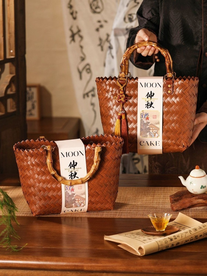 Pure handmade handbag commuter - Basket Bag Wicker บทวิจารณ์และราคา