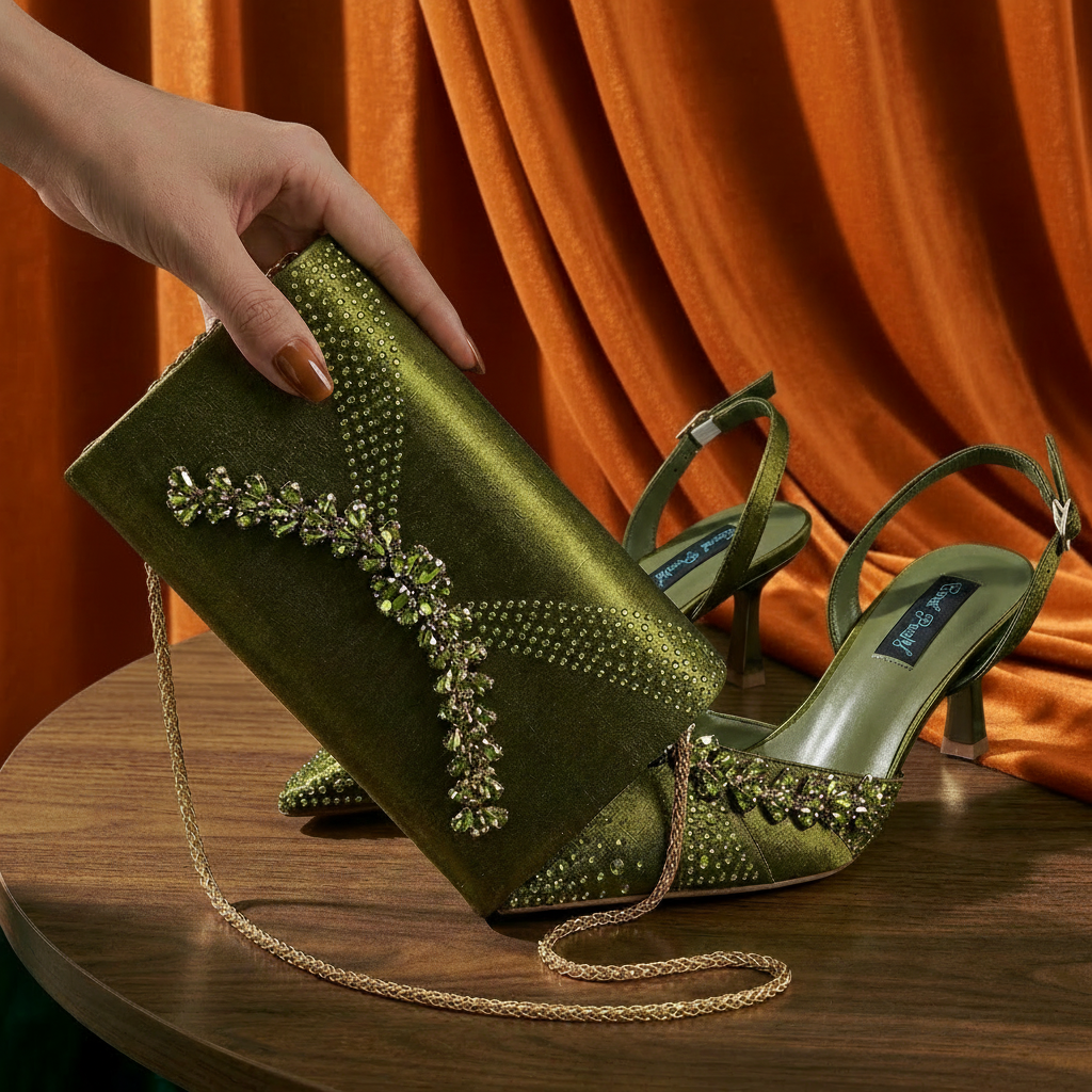 2026 Italian Inspired Olive Rh - Women Bags And Shoes บทวิจารณ์และราคา