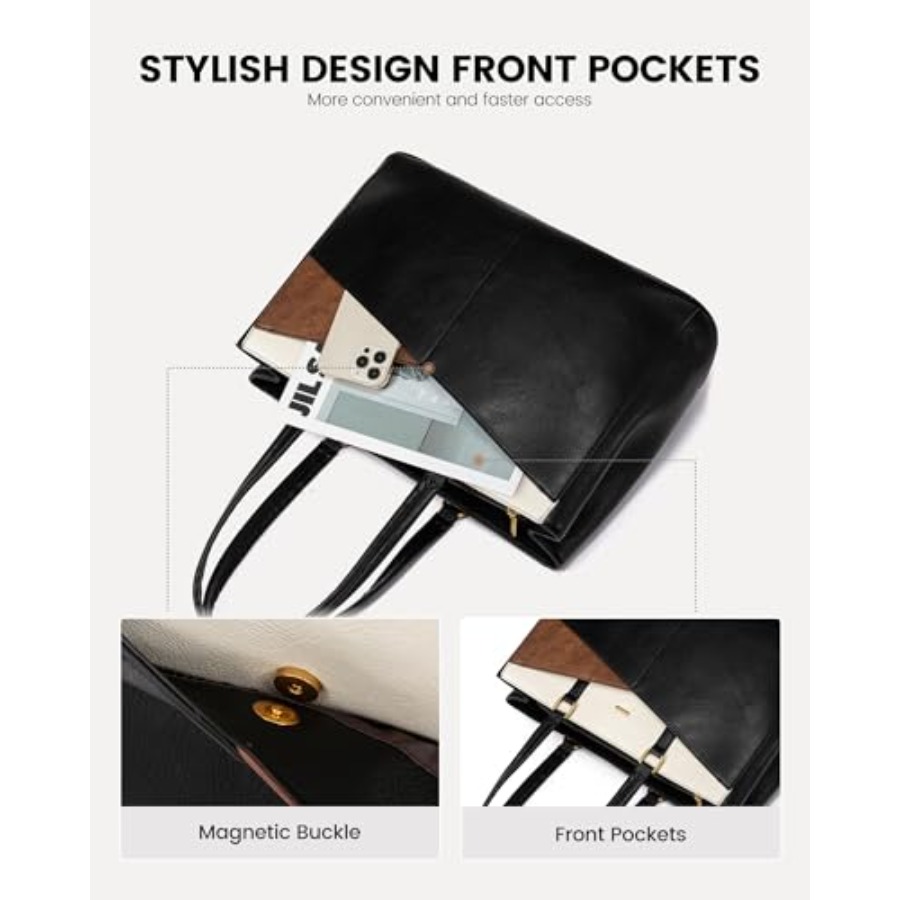 Vintage Leather Work Tote - La - Women'S Bags For Work บทวิจารณ์และราคา