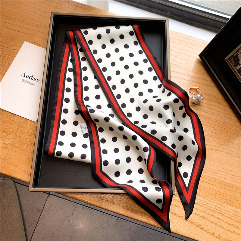 Luxury Long Silk Scarf Female  - Women Bags Online บทวิจารณ์และราคา