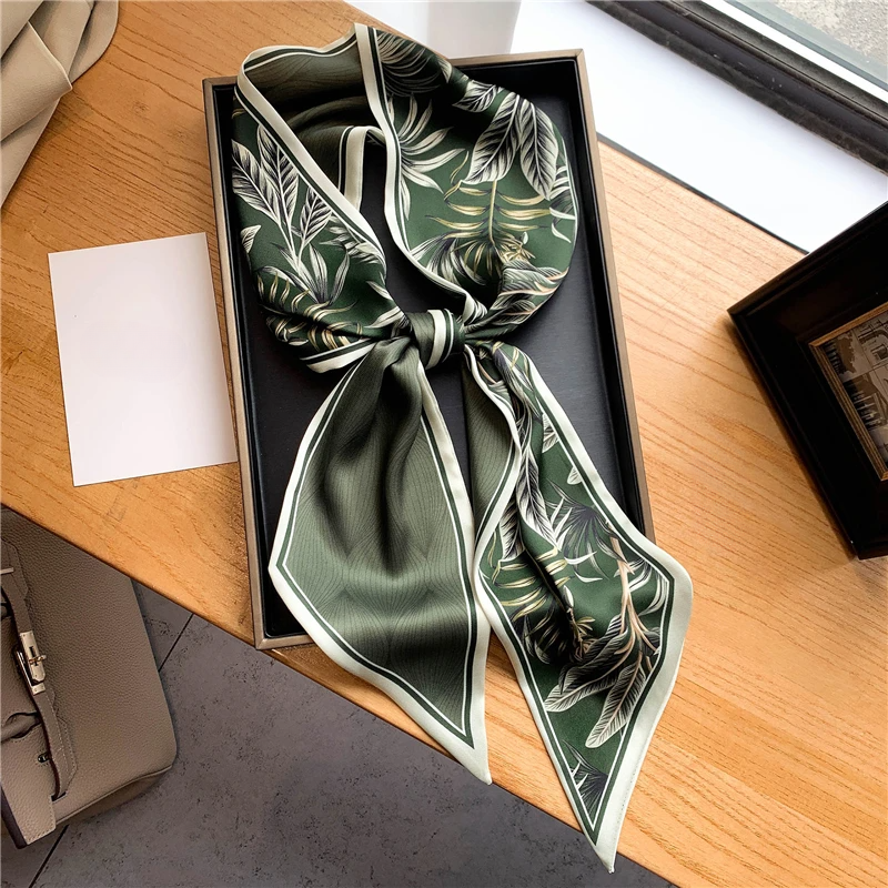 Luxury Long Silk Scarf Female  - Women Bags Online บทวิจารณ์และราคา