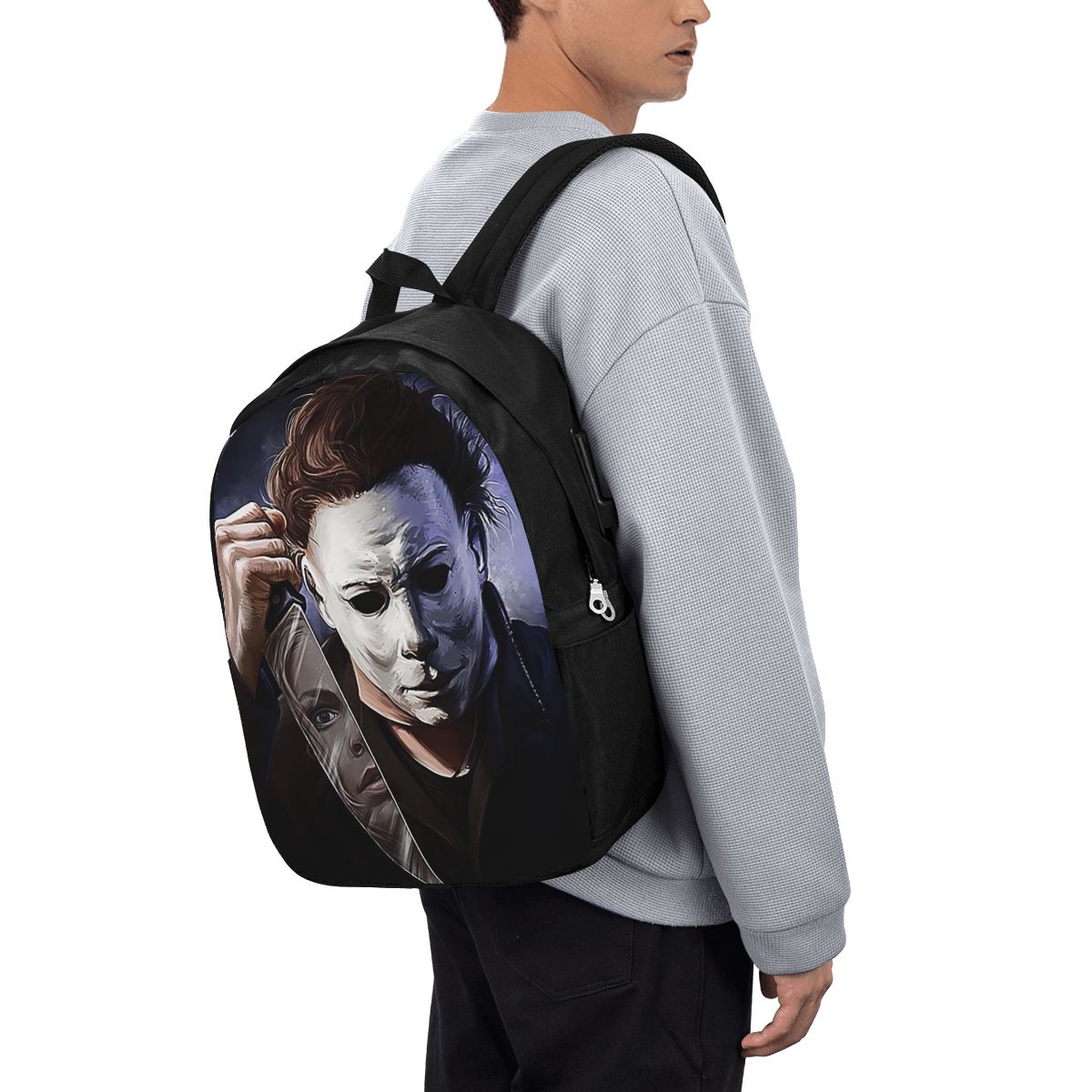 Michael Myers Backpack Travel  - Women Bags College บทวิจารณ์และราคา