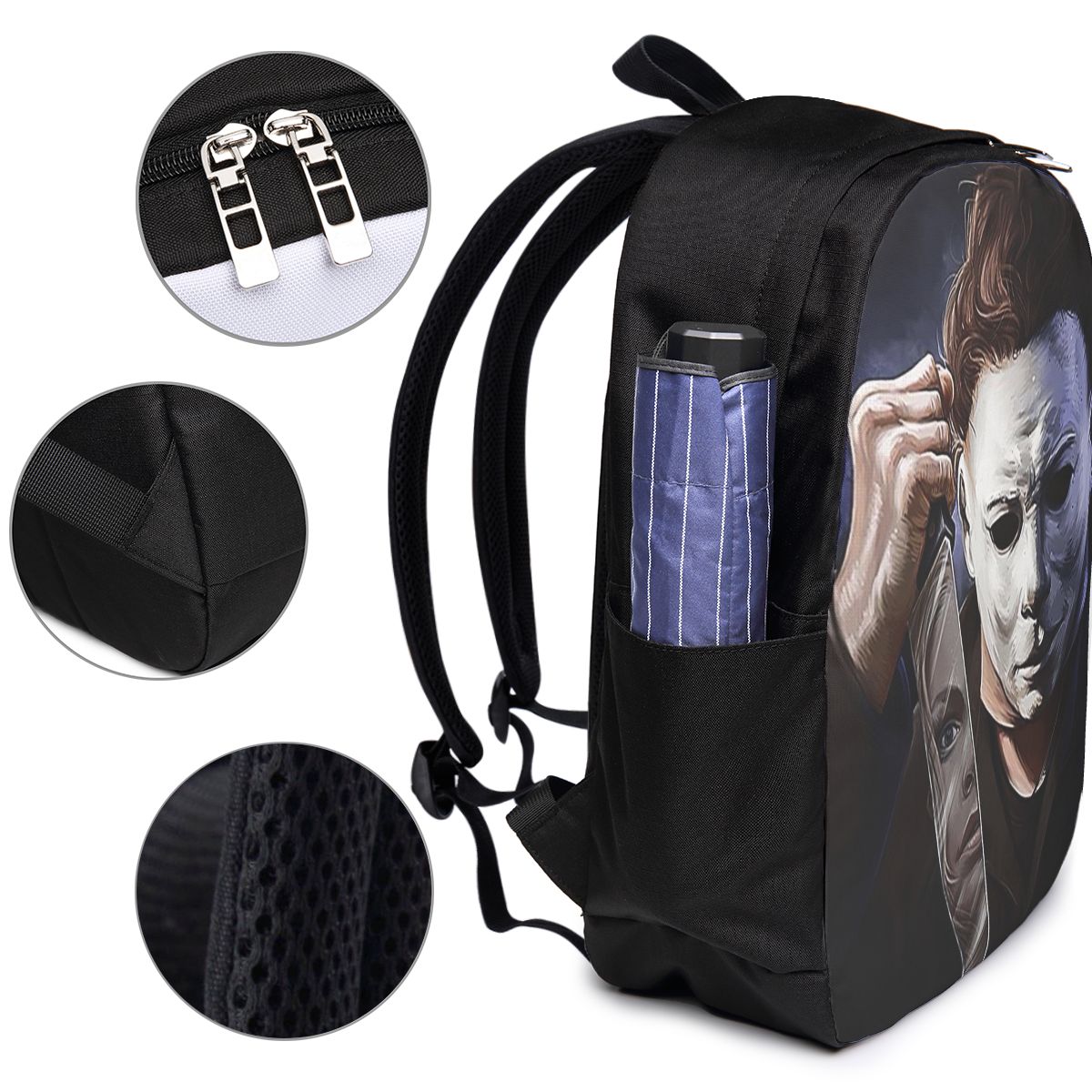 Michael Myers Backpack Travel  - Women Bags College บทวิจารณ์และราคา